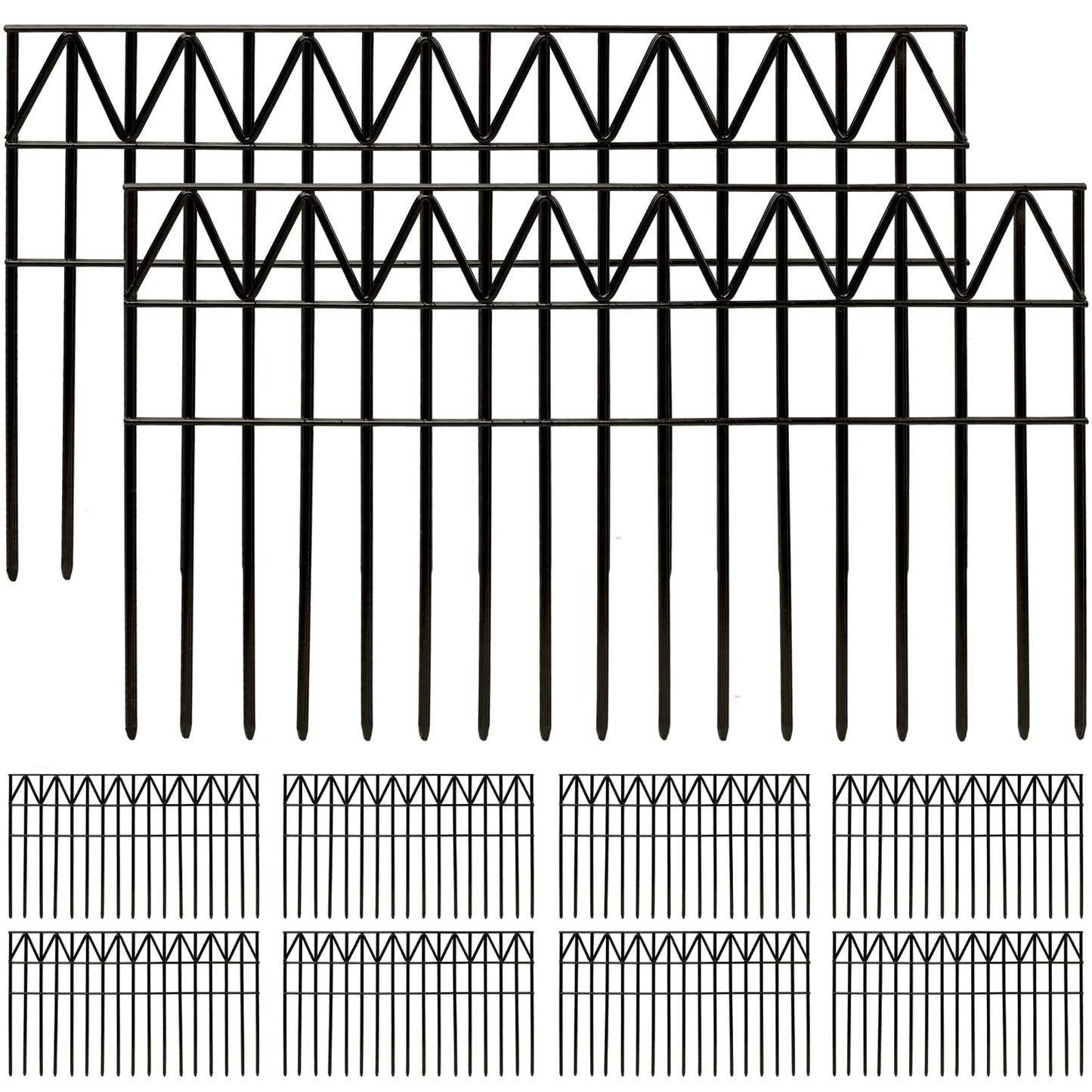 Animal Barrier Fence 24X15inch 5.5mm Metal Fence Panels